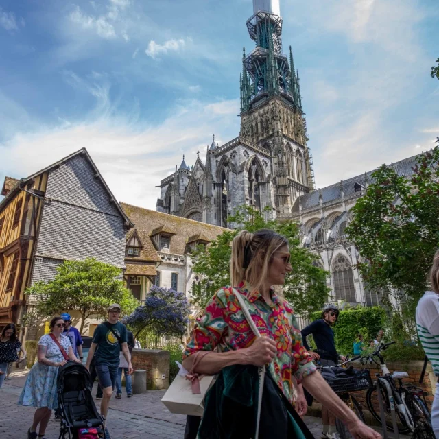 Rouen city center