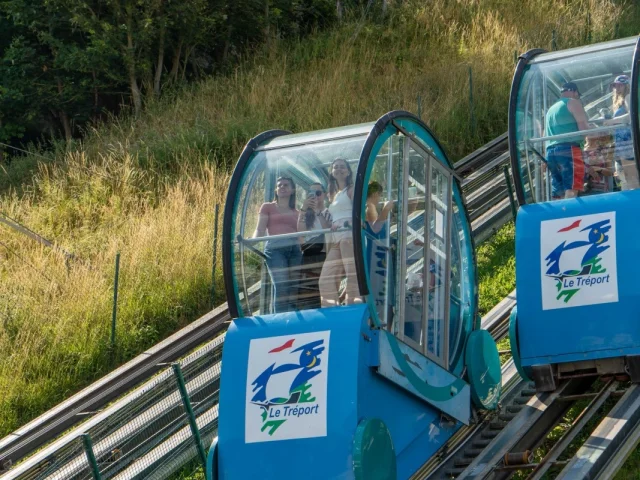 Le Tréport funiculaire Seine-Maritime