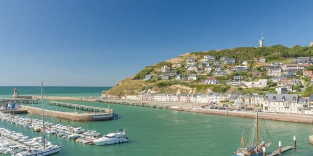 Panorama du port de Fécamp