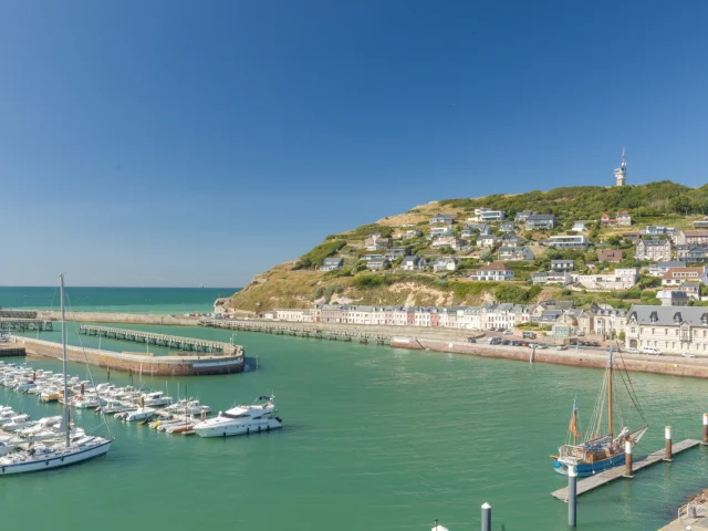 Panorama du port de Fécamp