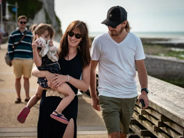 Family in Veulettes Sur Mer