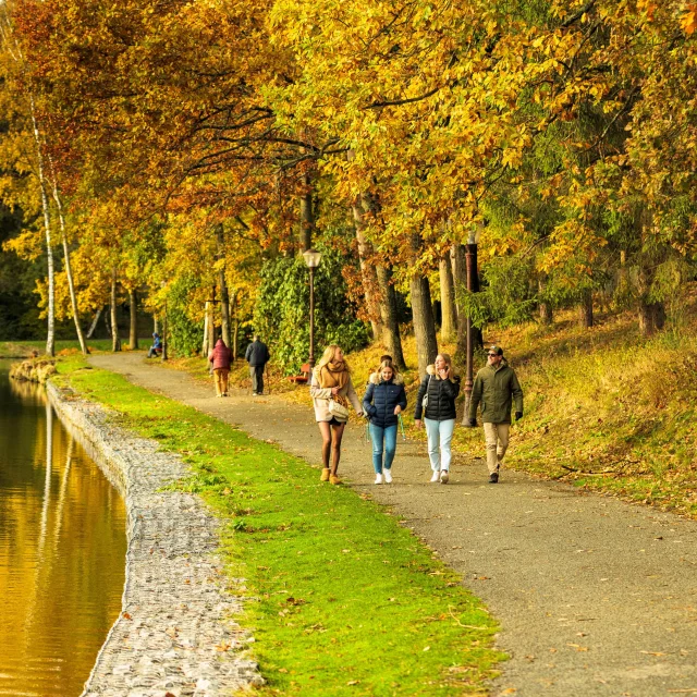 Forges Les Eaux en automne - SMA-V Rustuel