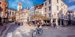 Rouen centre à vélo